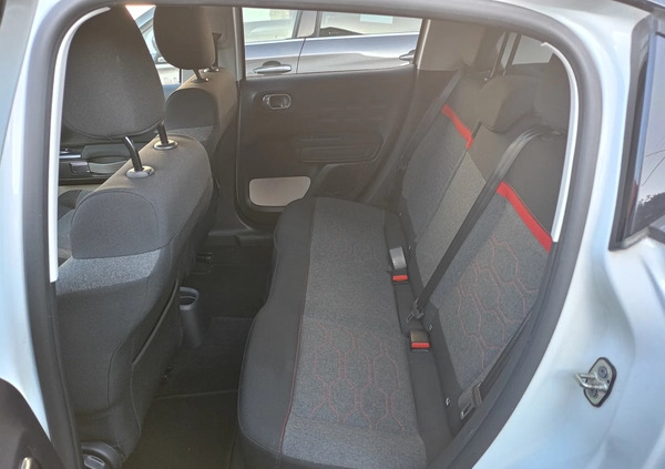 Citroen C3 cena 26400 przebieg: 81000, rok produkcji 2017 z Łaskarzew małe 106